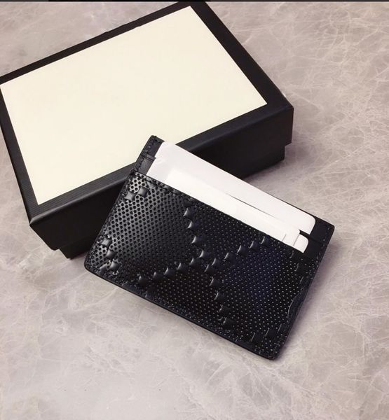 

625564 leather card holders woman mini wallet designer luxury black wallet mini bank card holder small slim wallet wtih box, Brown;gray