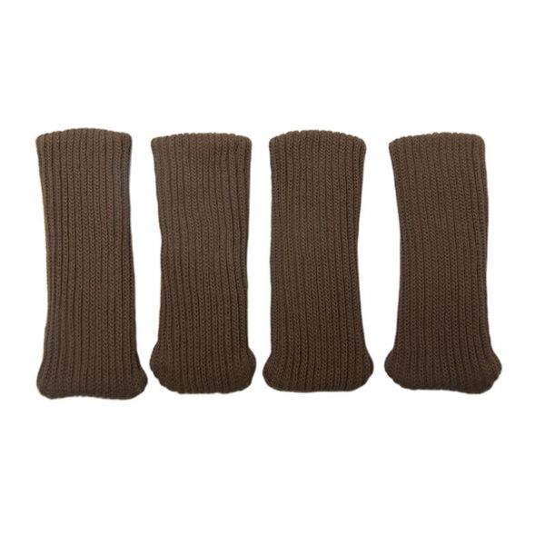 

4pcs thicken protector chair leg socks cover knitting anti-slip table furniture feet sleeve floor protection covers