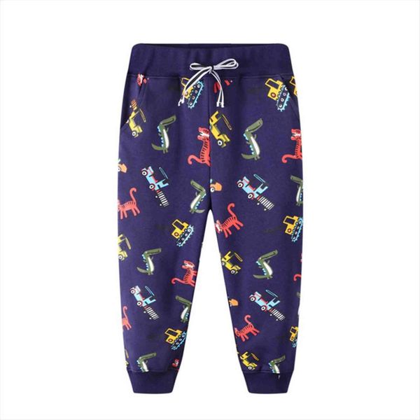 

funnygame cartoon animals dog autumn winter childrens sweatpants selling kids clothing, Blue