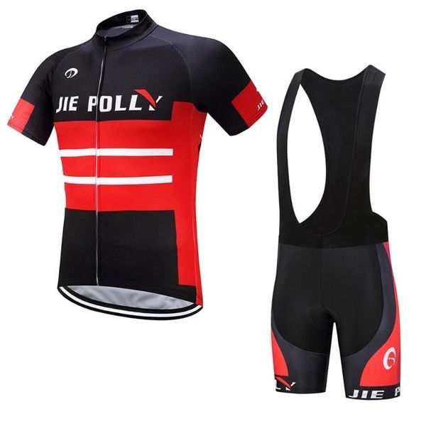 

racing sets short-sleeved bib cycling wear suit bicycle moisture wicking outdoor sports clothes set, Black;blue