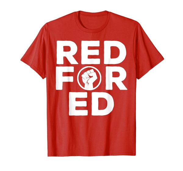 

red for ed t-shirt california #redfored, White;black