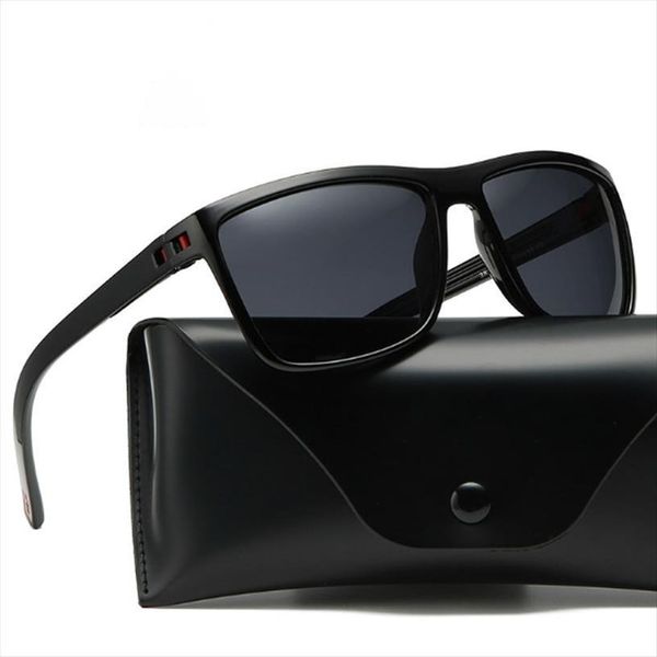 

brand design classic polarized sunglasses men driving sun glasses vintage square sunglass uv400 shades eyewear oculos de sol, White;black