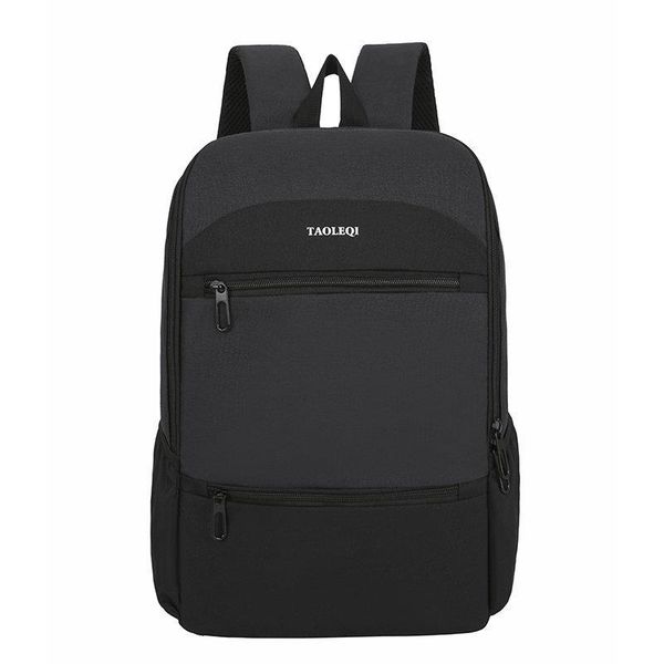 

backpack casual sports men youth large-capacity student schoolbag simple fashion white-collar water-repellent lapbag male