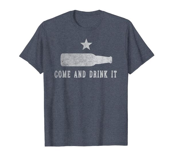 

funny vintage drinking shirt come and take drink it beer tee, White;black