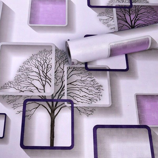 

wallpapers 3d wallpaper geometric grid pvc waterproof paper de parede self adhesive wall stickers for home decor