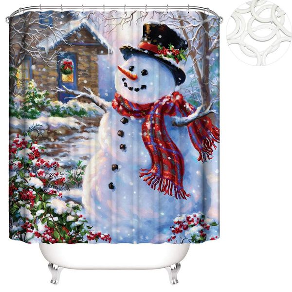 

watercolor leaves shower curtain sets with hooks polyester fabric waterproof bathroom curtains for bathtub - 72" w x 72" l,