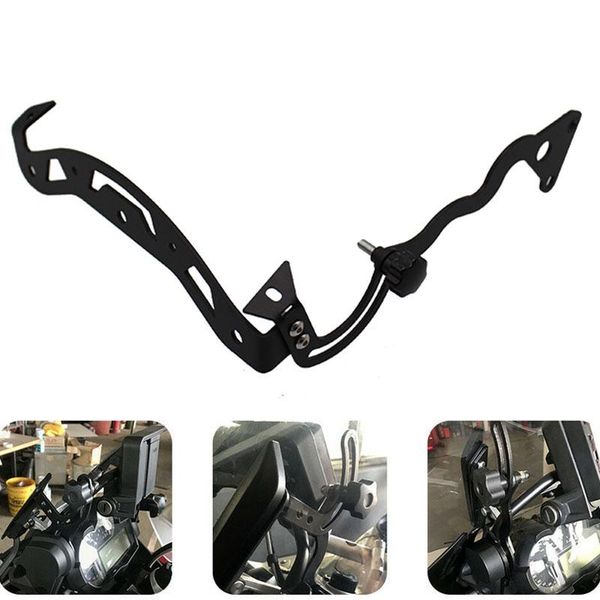 

motorcycle windshield adjustable brackets spoiler airflow windscreen clamps holder clip on for r1250gs r1200gs lc