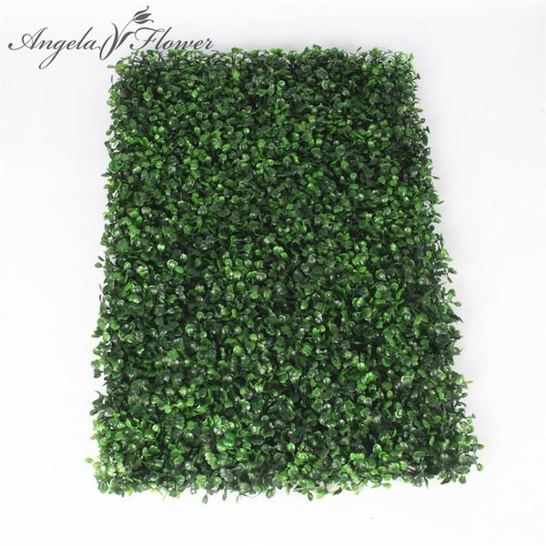 

milan eucalyptus plastic plants wall shop el diy wedding decor lawn flower leaf green decorative 40*60cm flowers & wreaths