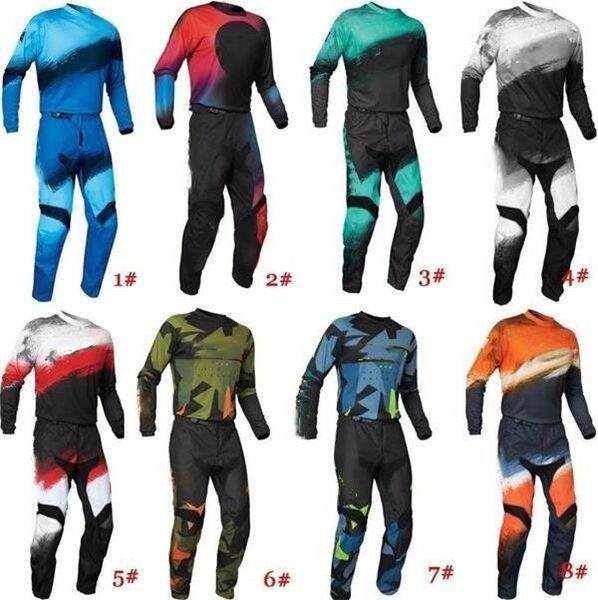 

motorcycle quick-drying sets, off-road racing suit, the same style is customized