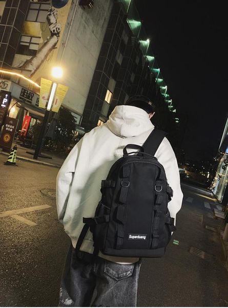

backpack large capacity korean tooling style versatile simple campus fashion