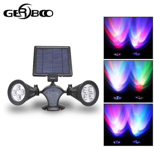 

solar lamps waterproof ip65 outdoor led light super brightness garden spot lights