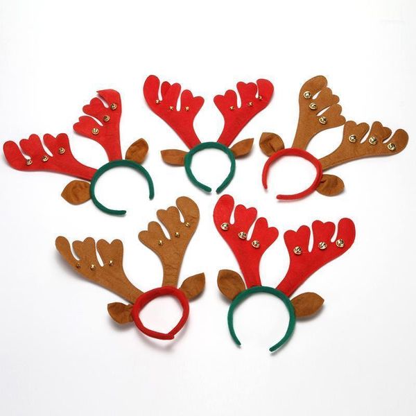 

christmas decorations headband three kinds of ear bell antler headdress1