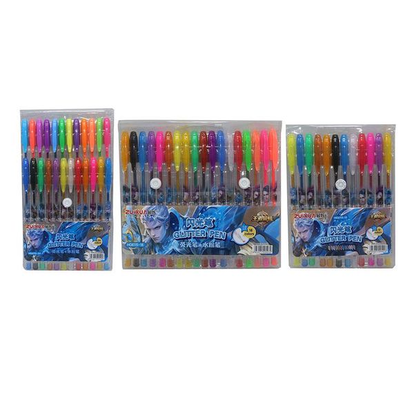 

gel pens 1 set of color pen 24/18/12 water chalk student stationery painting 3 types sets are optional