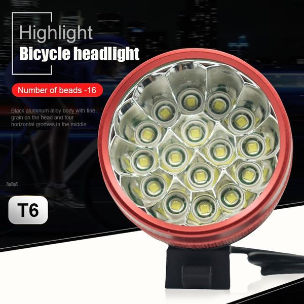 

bike light 40000 lumens led 3 modes 16 * xml-t6 accessories outdoor cycling lamp bicycle front headlight lights