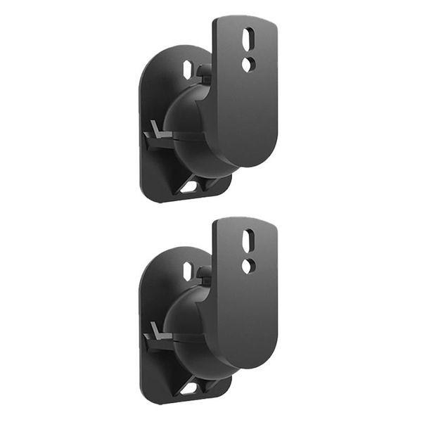 

computer speakers 2pcs universal sw - 03b 5kg black abs plastics wall mounted bracket for speaker and loudspeaker box