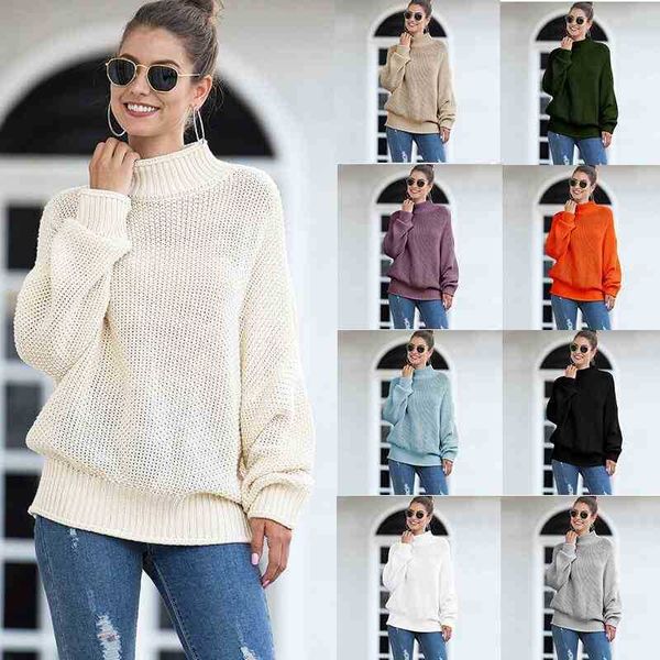 

women's sweaters sweaters fashion casual turtleneck sweater woman winter knitting pullovers long sleeve short knitted solid women jacke, White;black