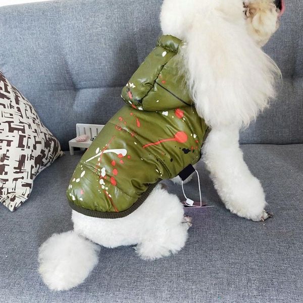 

dog apparel waterproof and snowproof snowsuit style pet winter clothes four legs thick warm coats jackets for small dogs clothing