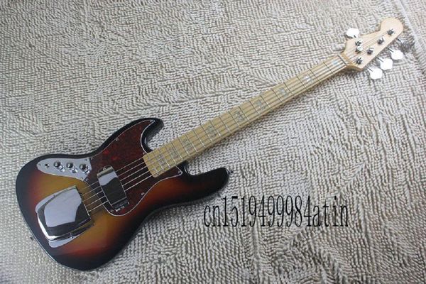 

wholesale jazz bass sunburst left handed electric j bass guitar in stock @24