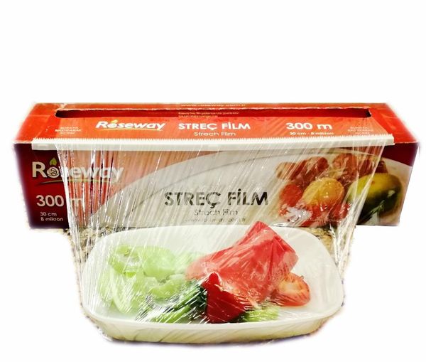 

disposable gloves stretch film 300 metre 45 cm 8 micron, meter 30