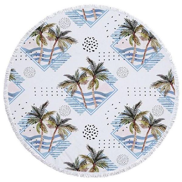 

two cocos series microfiber beach towel with drawstring backpack bag sport yoga blanket swimming bath outdoor pads
