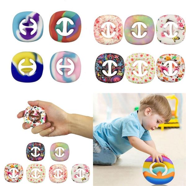 

anti stress festive & party supplies finger silicone hand grip reliever fidget toy child simple dimple toys decompression pop it dropshippin