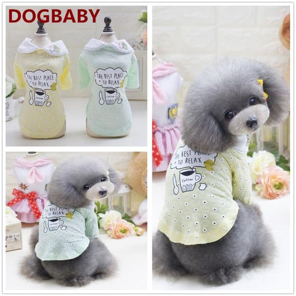 

dog apparel pet clothes spring summer wholesale leisure afternoon t-shirt