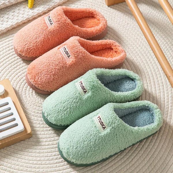 

clothing & wardrobe storage autumn winter fashion women men slippers soft insole indoor home shoes thick non-slip slide couples comfortable