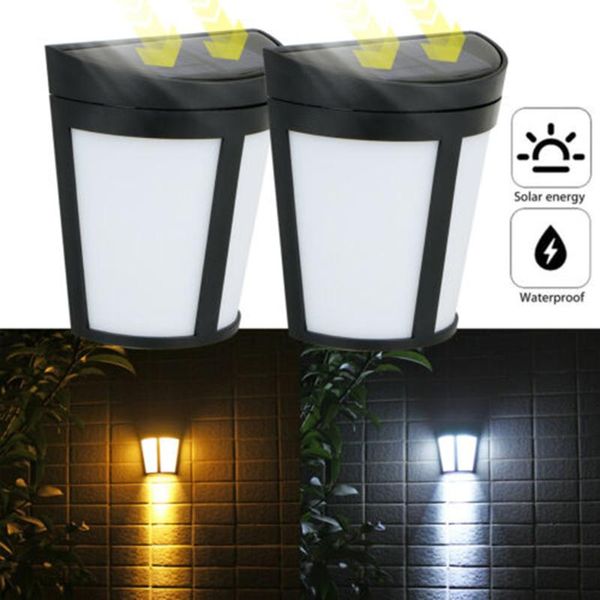 

waterproof solar light 6 led wall outdoor garden yard lamp energy saving usj99 lamps