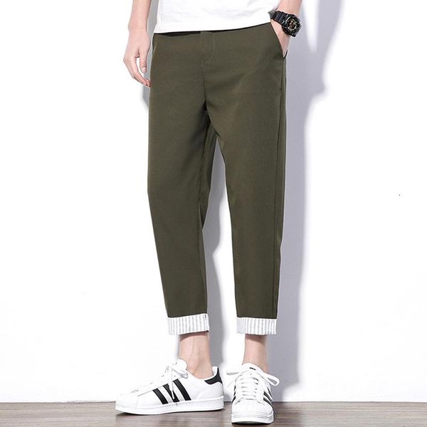 

men's pants spring summer men broek casual single long business rights clothing, Black