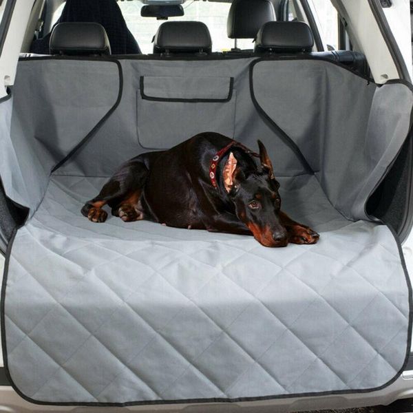 

anti-dirty auto trunk seat mat pet carriers 132x99x43cm dog car cover waterproof protector hammock cushion with safety belt covers