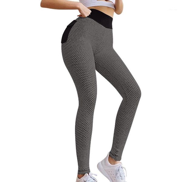 

yoga outfit high waist pocket casual seamless leggings sports tights women activewear fitness pants push up workout #k