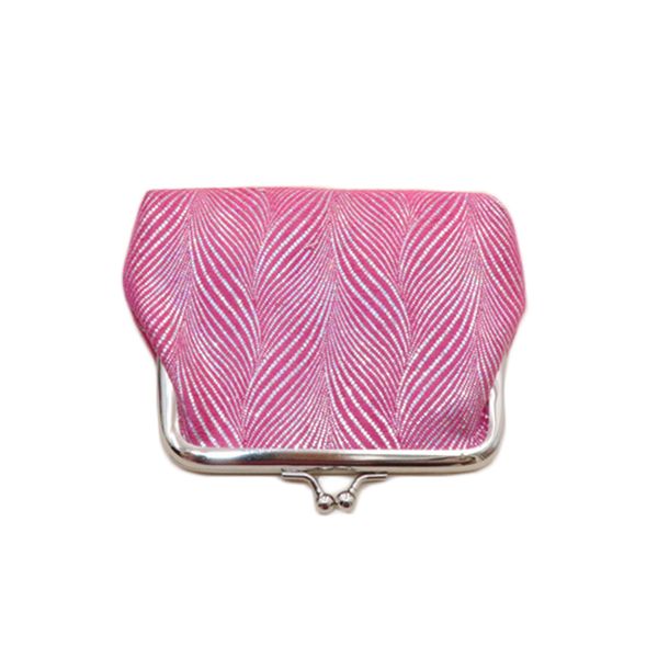

beauty fabric small wallet ladies short card holder purse glitter mini coin purse female, Red;black