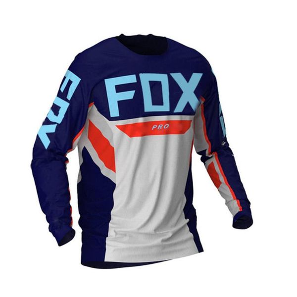 

racing jackets breathable men's motorcycle cross-country speed surrender long-sleeved cycling jersey, Black;red