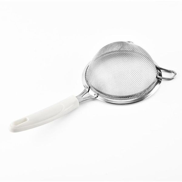 

baking & pastry tools 304 stainless steel flour sifter 30 mesh double-layer net tool 8cm 10cm 14cm handheld sugar leakage sieve