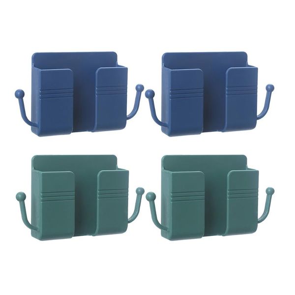 

storage drawers 4pcs multi-use wall boxes power line hooks mobile phone charging stands