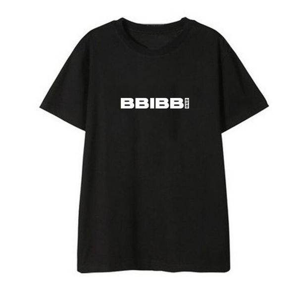 

women's t-shirt 9 colors kpop iu 10 years bbibbi same printing o neck short sleeve t shirt summer simple loose lovers, White