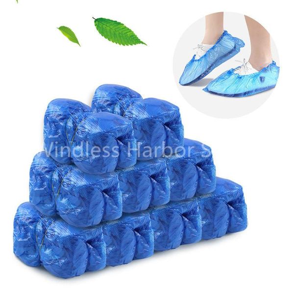 

anti slip disposable shoe covers waterproof overshoes dustproof reusable boot cover dispense for home, rainy, factory protective