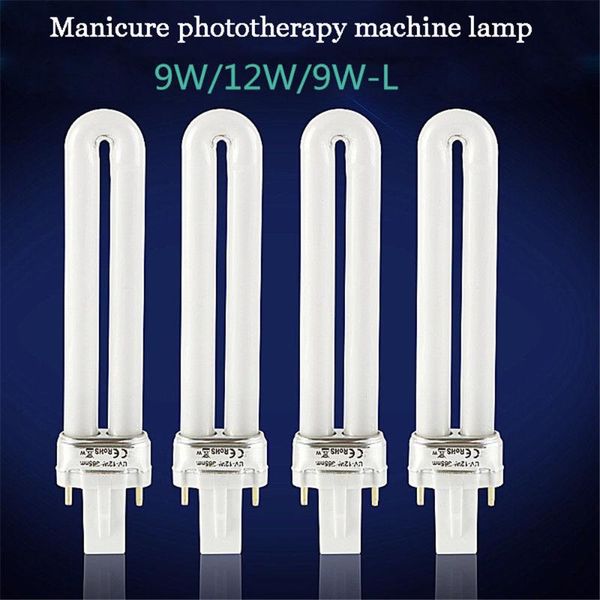 

nail dryers uv led bulbs lamp tube 9w electronic manicure drying gel