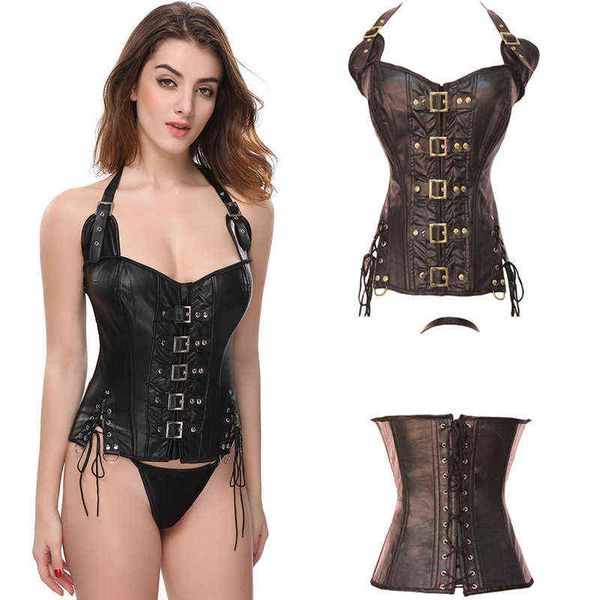 

waist tummy shaper gothic court waist abdomen, corset with cht and leather neck