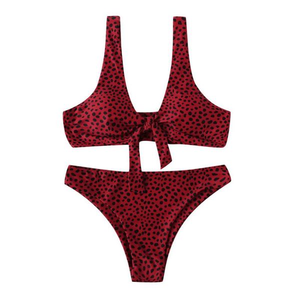 

women swimwear fashion casual piece beachwear leopard 2 pieces bathing suit f#4 women's two pants, White