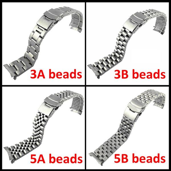 Assista Bandas Acessórios Banda Fit Abalone SRP773 SRP775 SRP777 SRPA21 Pulseira Corrente 22mm Sólido Arc Air Strap