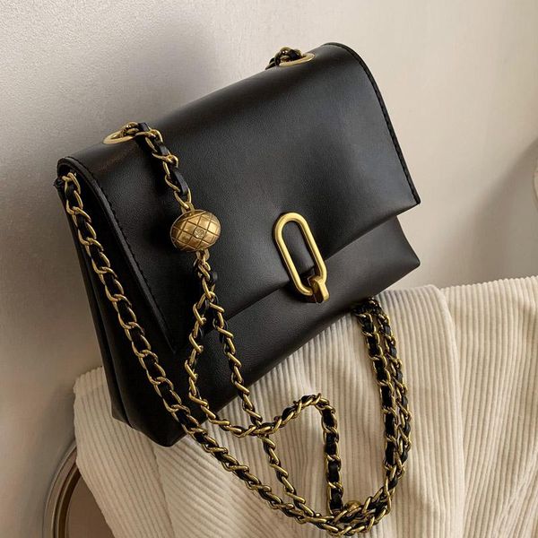 

evening bags qyahlybz band fashion leather black luxury designer handbags for women female white chain shoulder messenger crossbody