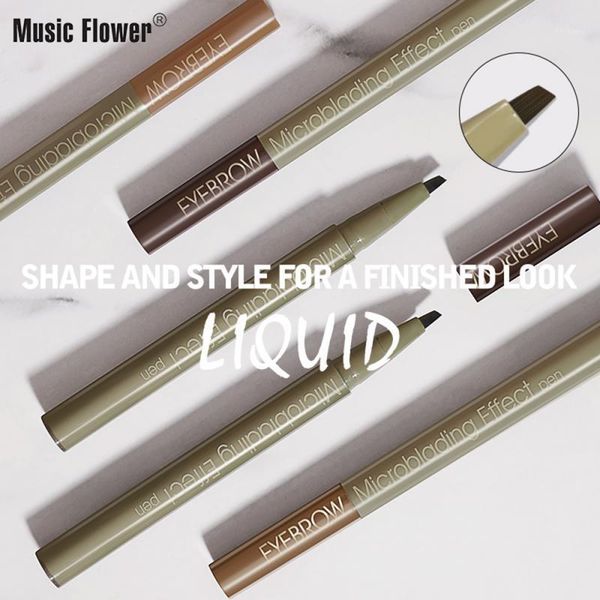 

color eyebrow pen pencil matte natural long-lasting faterproof microblading effect super durable makeup tslm11