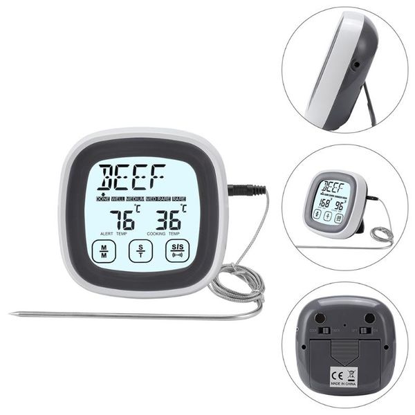 

party favor digital food foldable lcd home barbecue probe kitchen wireless electronic cooking alarm timer tools