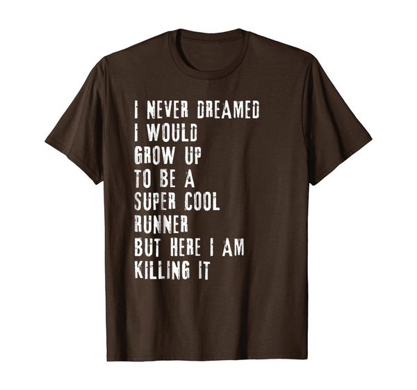 

t shirt for runner - funny gift t-shirt for runner, White;black