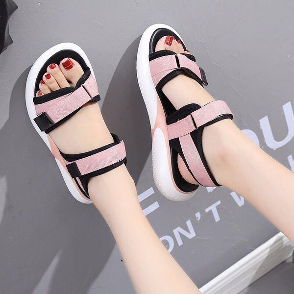 

2021platform sandals summer sports students' beach female for women, Black