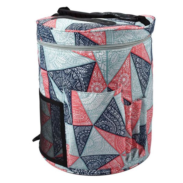 

storage bags oxford cloth wool yarn bag geometric diy needlework crochet hooks tote easily carrying elements