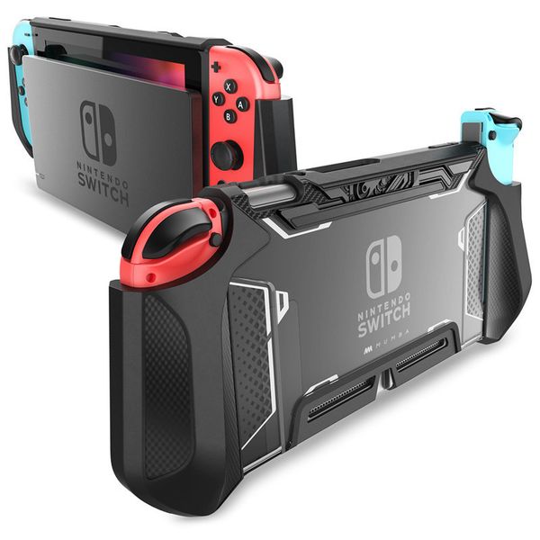 

for nintendo switch case mumba series blade tpu grip protective cover dockable case compatible with console joy-con controller