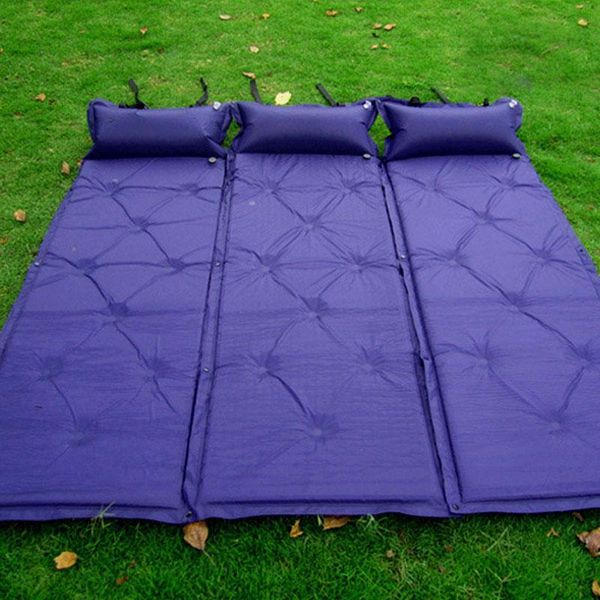 

outdoor camping automatic inflatable mattress pad single men and women pads