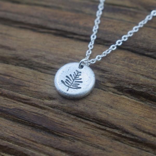 

pendant necklaces 5pcs nature pine tree necklace family thoughtful for her, Silver